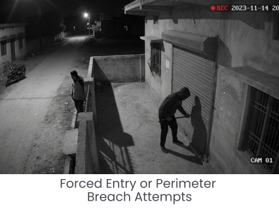 Forced Entry or Perimeter Breach Attempts